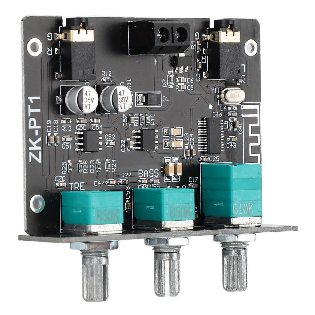 ZK PT1 Wireless BT 5.0 Decoder Board 2 Channel Stereo AUX Output BT Receiver Amplifier Board with