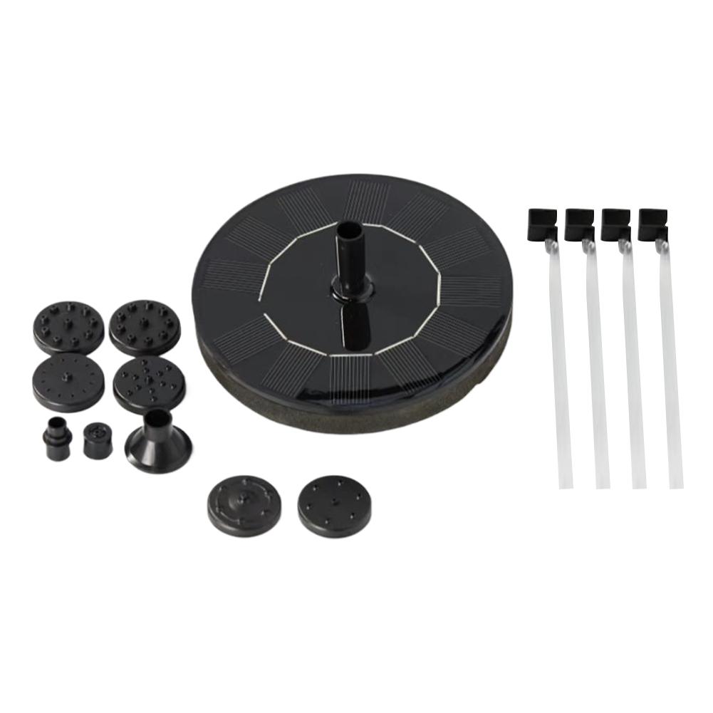 1,2 Вт Солнечный насос для фонтана для птичьей поилки Без аккумулятора На солнечной энергии Насос для фонтана для воды для птичьей поилки Пруды Сад Аквариум и Открытый