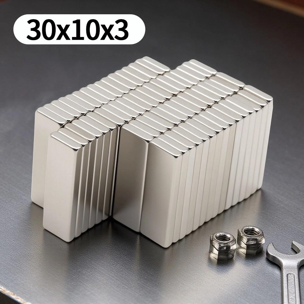 30X10X3MM магниты Блок Магниты для холодильника для офисной доски Подходящие инструменты Домашнее рабочее место и т. д. 30*10*3