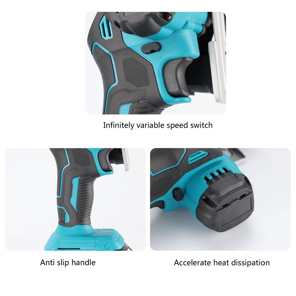 Angle Grinder Power Tool Handheld Portable Electric Grinder Machine 12000RPM Cordless Electric Angle Grinders Accessory