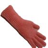 TUDE ВОЛОСАТЫЕ ПЕРЧАТКИ С ОТВЕРСТИЯМИ ДЛЯ ПАЛЬЦЕВ КОРАЛЛОВЫЕ