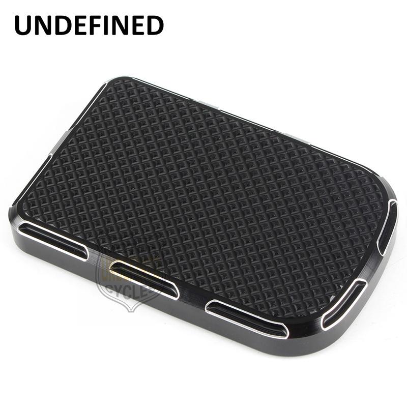 Накладка на педаль тормоза с ЧПУ, большие подножки, подушечки для Harley Touring Road King Electra Street Glide Softail Fat Boy Dyna FLD Trike