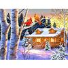 Diamond Painting Winter Diamond Embroidery Snow Scenery Needlework Landscape Mosaic Cross Stitch Wall Decor