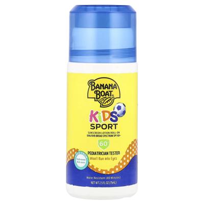 Kids Sports, солнцезащитный лосьон с шариковым аппликатором, SPF 60+, 2,5 жидких унции (75 мл)