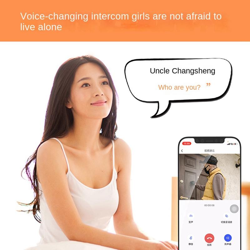 Two-way Wireless Security DoorBell Wireless Intercom Doorbell Home Security WiFi Smart Video Call Door Bell with Camera