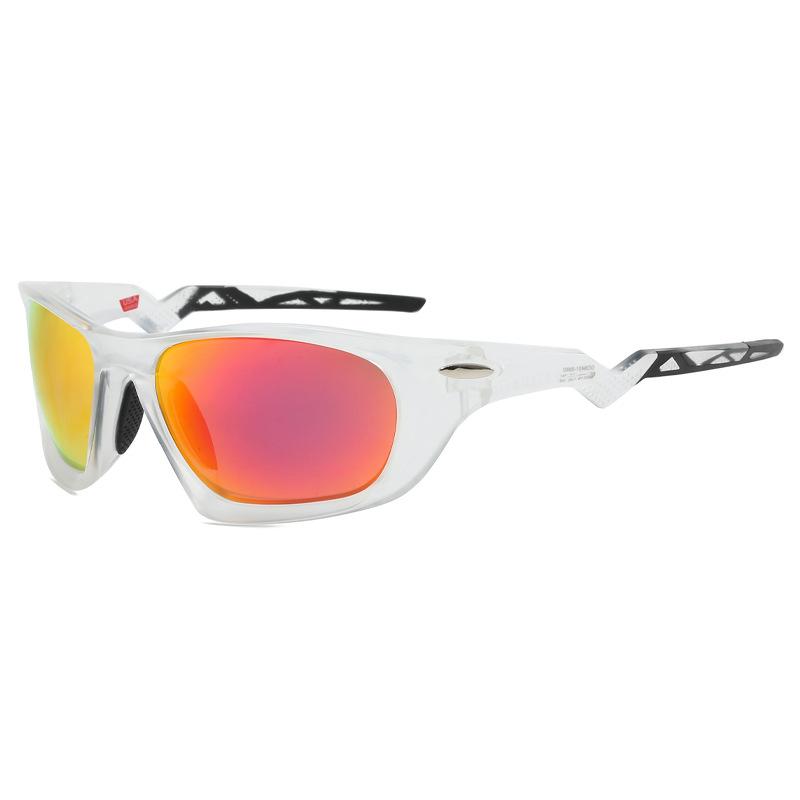 New polarized sun protection nylon polarized sunglasses, fashionable and trendy retro outdoor cycling sports glasses9431