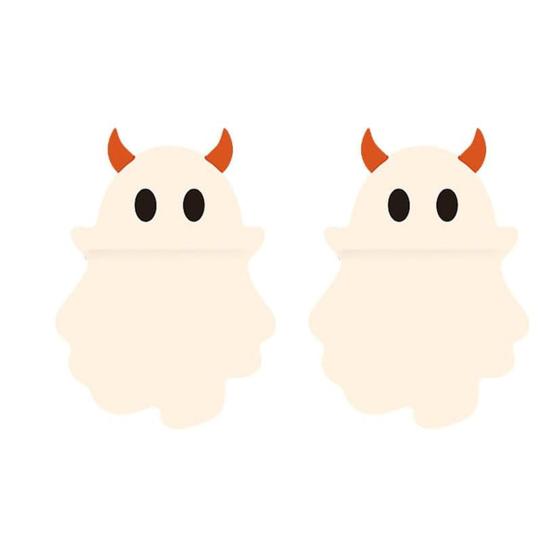 Halloween Ghost Phone Buddy Cute Stick-On Ghost Phone Topper Peel-and-Stick Mini Phone Figures Surprise Toy for All Phones Desk Decor