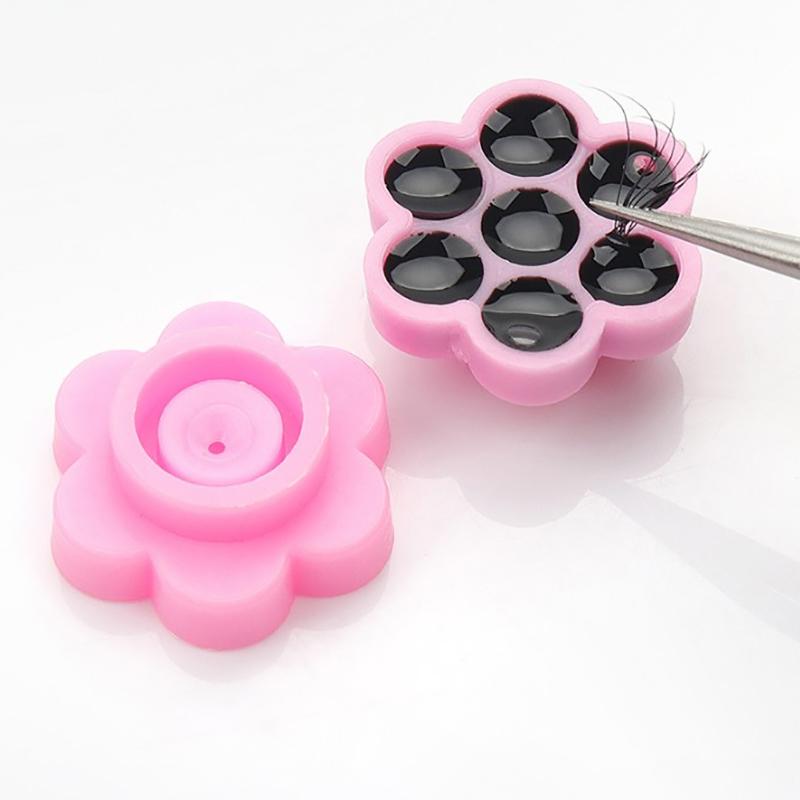 Портативный фиксированный стол для капель клея, ресницы, цветок, тип чашки для клея