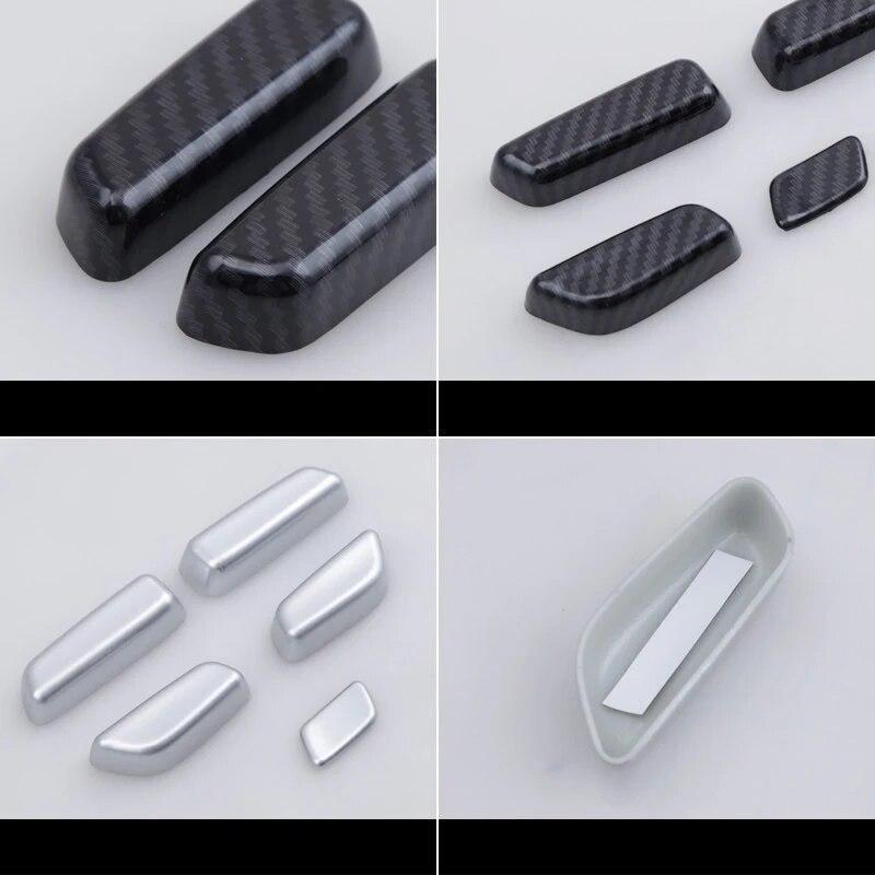 ABS хромированный переключатель регулировки автомобильного сиденья, ключ для подъема сиденья, декоративная накладка для MAZDA CX-5 CX5 CX 5 2017 2018