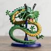 10Cm Dragon Ball Cyan Dragon Handmade Model Decoration Dragon Ball Z Anime Dragon Doll Toy Decoration Birthday Gift
