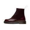 Dr Martens Веганские 1460 Кожаные Ботинки на Шнуровке Унисекс Вишнево-Красные 23756600