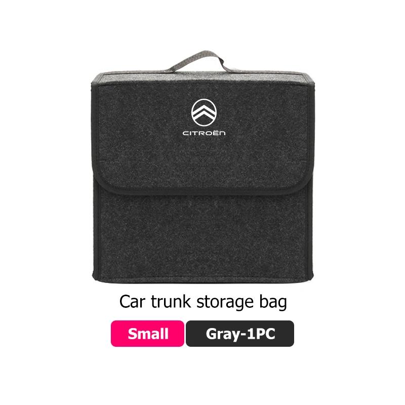 Car Storage Bag Folding Felt Organizer Box Trunk Tool Case For Citroen C4 C3 C5 C1 C2 C6 VTS C4L DS3 DS4 DS5 Grand Berlingo ajf256