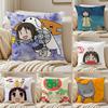 Аниме A-Azumanga Daioh Наволочка Шелковистый Короткий Плюш Чехол для Подушки на Диван Скрытая Молния Мягкий Пылезащитный Чехол для Домашнего Декора