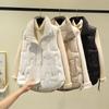 Winter Women's Diamond Short Down Cotton Vest