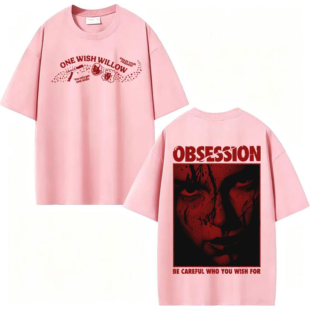 One Wish Willow Obsession 2026 Movie Merch Tshirt Unisex Unisex Harajuku Retro Classic T Shirts Loose 100 Cotton Oversized T Shirt