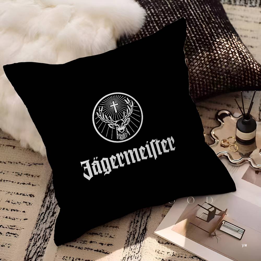 Hot J-Jagermeisters Personalized Picture Text Home Decorative Pillows Household Gifts 45X45Cm