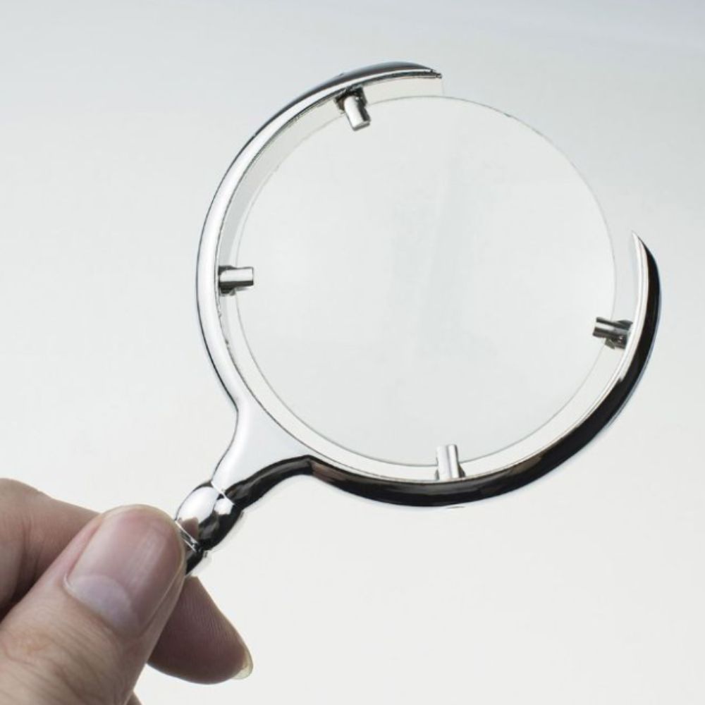 8X Magnifying Glass Metal Crafts Classic Magnifier Optical Elements Handheld Magnifier  Gifts