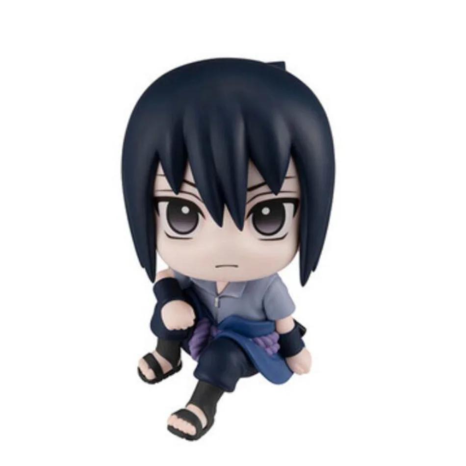 The 9.5cm Figure Uzumaki Naruto Kakashi Uchiha Sasuke Itachi Kawaii Toy Q Figural Car Decoration PVC Model Gift