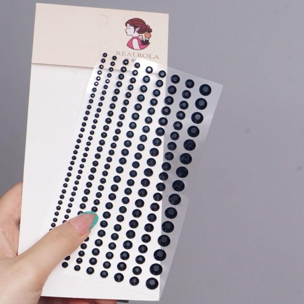 Наклейки-тату, клейкая наклейка для лица, украшение для волос, стразы, длинная полоса со стразами, наклейка