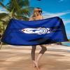 Cardiff Fc Crest Beach Towel Microfiber Beach Towel, Lightweight and Quick-Dry, for Summer Travel, Swimming Pool Fan Birthday Gift
