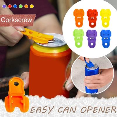 2 шт. консервные ножи компактный размер гладкие края портативные легкие многоразовые многоцелевые АБС-пластик ручные ручные открывалки для напитков и напитков кухонные принадлежности