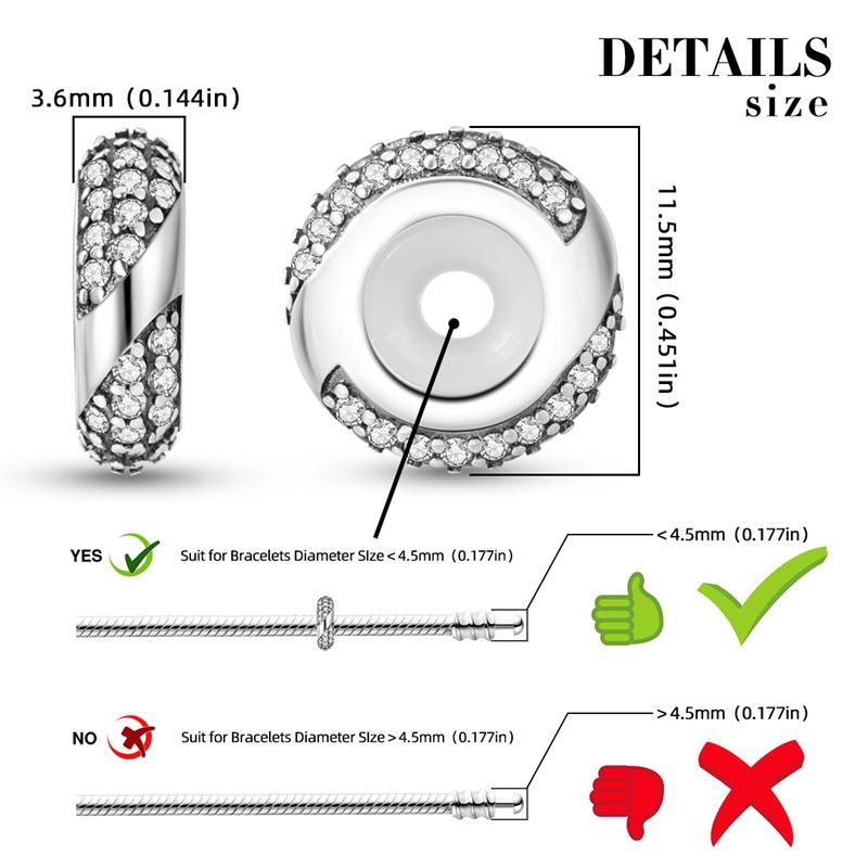 Новые бусины-подвески из стерлингового серебра 925 пробы с геометрическими линиями подходят для оригинального браслета своими руками для изготовления ожерелий с подвесками для женщин