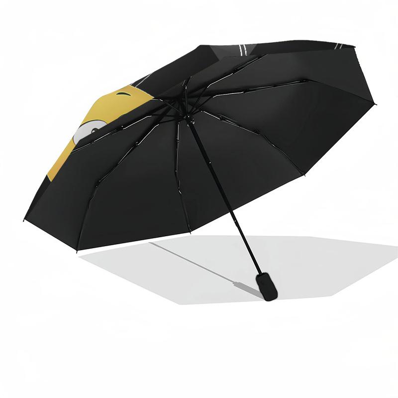 Bee Happy:Automatic Opening Folding Umbrella with 3 Fold Design,Iron Frame for Outdoor Use Perfect Gift for Fans and Travelers!0104082a