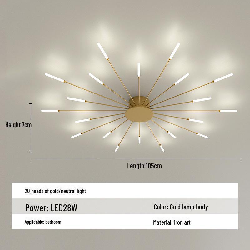 Светодиодный потолочный светильник Vortex Fireworks для гостиной, зала, ресторана и спальни