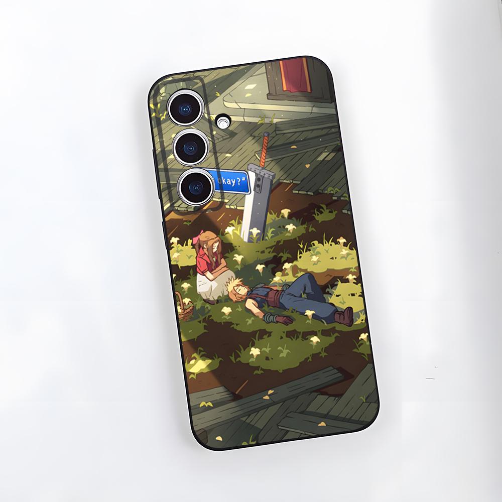 F-Final F-Fantasy Phone Case For Samsung S25 Plus S20 S20 Plus S22 Ultra S23 FE S21 Plus S21 Ultra Soft Cover