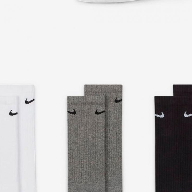 Nike Носки повседневные тренировочные носки с подкладкой 3 пары Sx7664 964 S2304