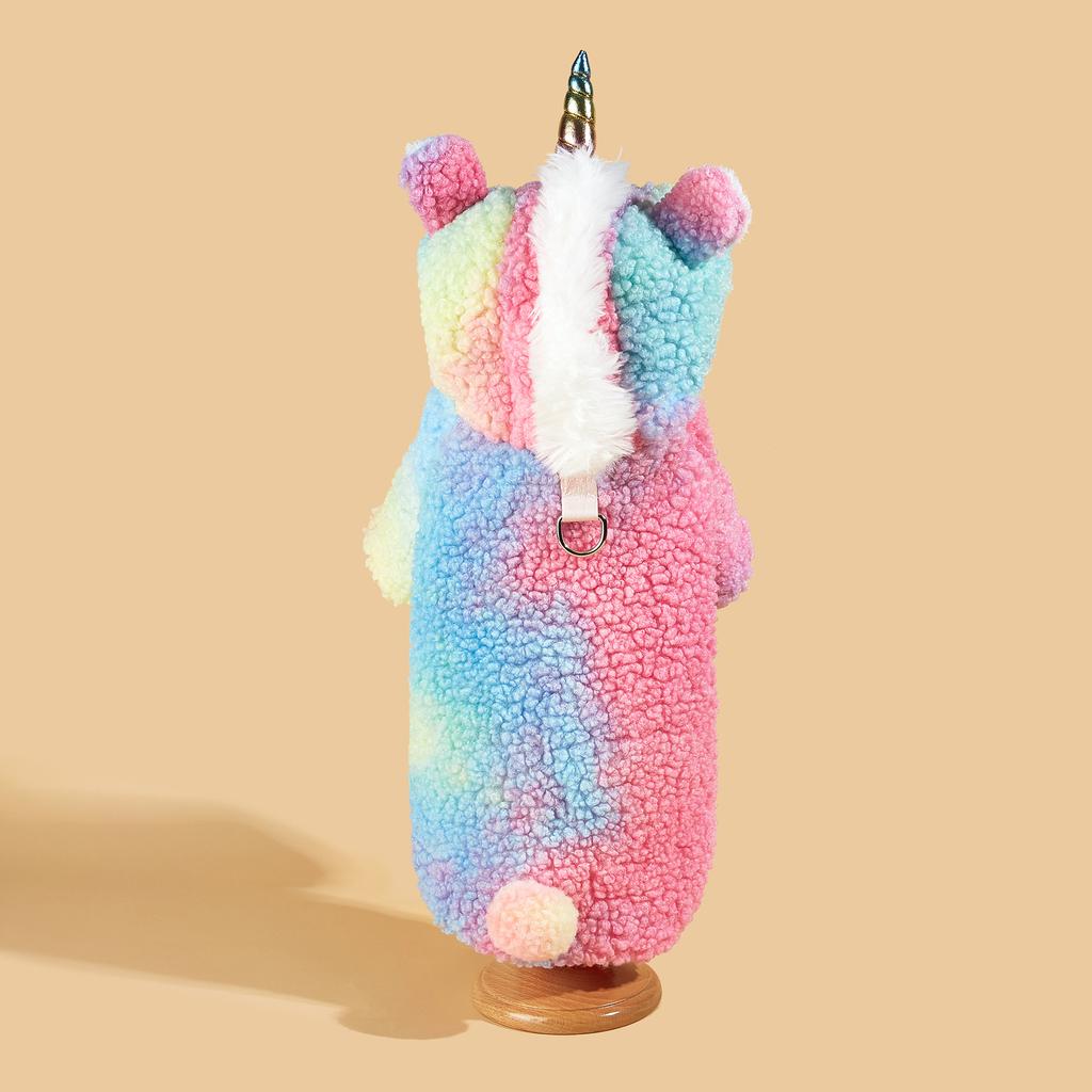 Осенняя и зимняя рождественская одежда для собак и единорогов, кошек и собак, превращенная в одежду для животных