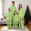 Комплект из топа и брюк с рождественскими принтами для всей семьи Одинаковые комплекты для всей семьи