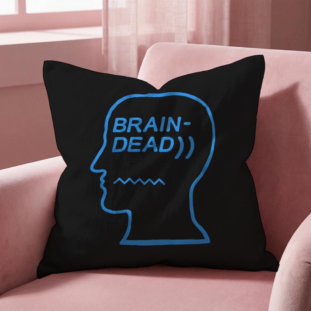 Лос-Анджелес B-Brain Dead Наволочка для подушки, Многоцелевая наволочка для дома и автомобиля - Двусторонняя, Мягкая и прочная для ежедневного использования