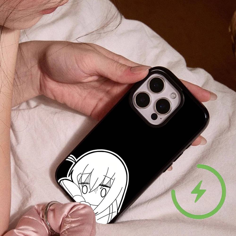 Чехол для беспроводной зарядки Magsafe с персонажами аниме Himouto Umaru-chan Для iPhone 17 16 15 14 13 12 11 15 Pro Max Магнитная крышка