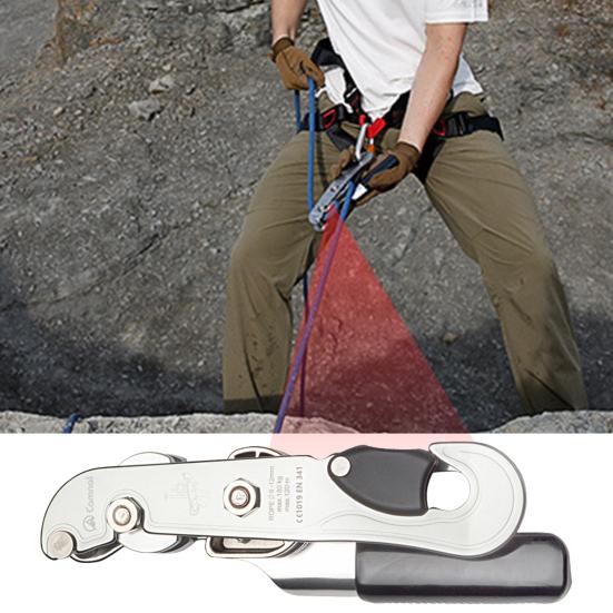 Rock Climbing Descender Portable Strong Load Bearing Wear-resistant Durable Stop Supplies