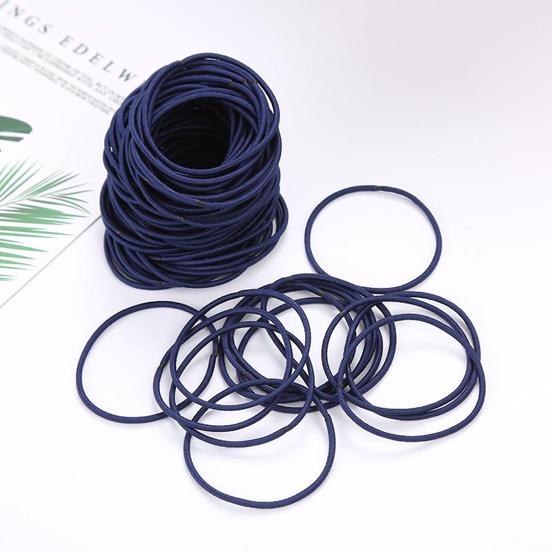 100 шт. Женские резинки для волос для девочек, резинки для волос, эластичные резинки для волос, держатели для хвостиков, повязки на голову, резинки для волос