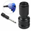 For Impact Wrench Change Socket Adapter Hex Drill Chuck Converter 1/2inch Drive To 1/4inch
