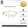 ORSA JEWELS Новый летний пляжный браслет на щиколотку Модный 925 пробы Серебряная кабельная цепочка Разноцветный 4A Цирконий Браслет на щиколотку для женщин ювелирное изделие SA93