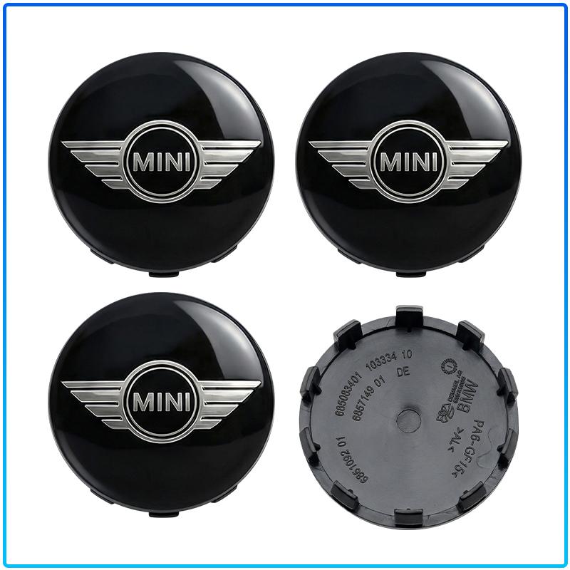 4Pcs 56MM Car Badge Emblem Wheel Center Hub Caps Rim Hubcap Cover For Mini Cooper R50 R52 R53 R55 R56 R60 R61 F54 F55 F56 F60 Clubman