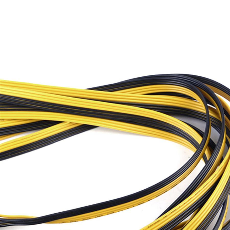 10Pcs 6 Pin Male To Dual 8 Pin (6+2Pin) Male PCIE PCI-E Cable 18AWG 50cm 20 Inch