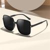 Luxury UV400 Driver Goggles Eyewear for Lady Big Frame Oversized Sunglasses Women Square Sun Glasses