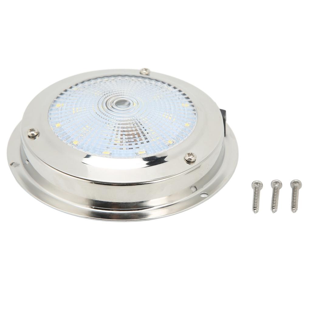 RV Ceiling Dome Light IP65 Waterproof 316 Stainless Steel Housing DC12?24V Marine Courtesy Lamp