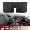 Подходит для Ford Bronco 2/4 двери, черный внутренний центральный держатель для напитков, консольный вставной подстаканник, комплект салона автомобиля