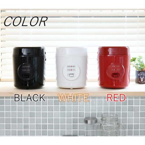 Yamazen Rice Cooker 0.5~1.5 Cups Microcomputer Type Small Single Living Mini Rice Cooker Black YJE-M150(B)