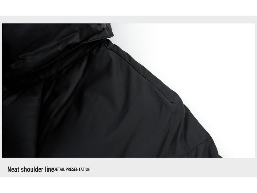 Мужская короткая пуховая куртка с капюшоном на зиму 2025 - 90% утиный пух, повседневная верхняя одежда