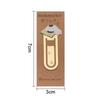 Stationery Metal Cartoon Bookmark Label Cute Cats Book Folder