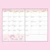Sanrio Дневник B6 My Melody 2025 Планировщик Октябрь со стикерами-расписанием и 455121 (В линейку) (Начало в 2024 году) Закладка,