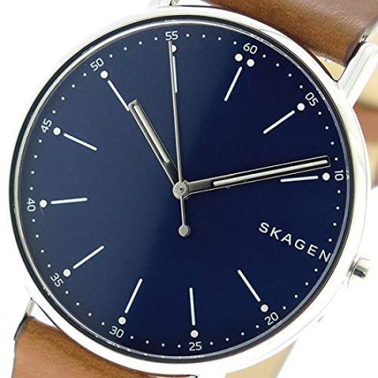 SKAGEN Signatur Quartz Men Watch Navy Brown SKW6355
