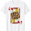 Футболка Валет червей Карты Блэкджек Покер 21 JTee shirt Футболка