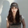 Peaked Cap Men'S And Women'S Wide Brim Big Head Circumference Sun Protection Visor Embroidery Versatile Face Small Baseball Cap